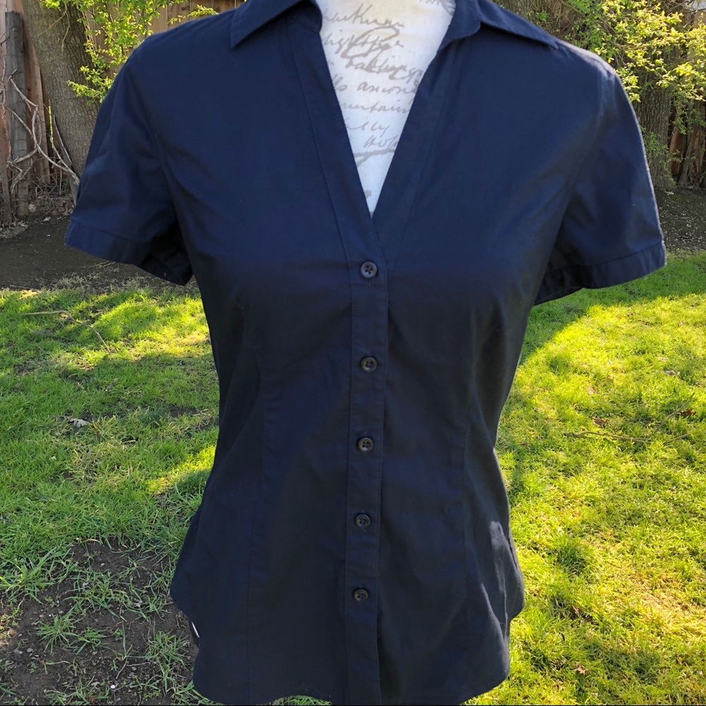 Ann Taylor Button Down Blouse